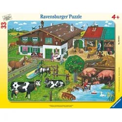 Ravensburger Puzzle Kinderpuzzle 33 Teile - Tierfamilien, Puzzleteile