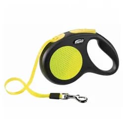 flexi Flexileine Flexi NEW NEON, Gurt gelb M - 5m
