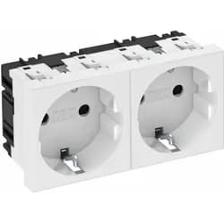 OBO Bettermann Steckdose 0 Grad, 2-fach STD-D0 RW2