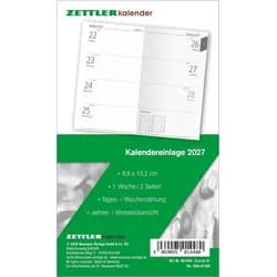 NEUMANN Wandkalender ZETTLER Kalenderersatzeinlage TP 1W/2S 2027