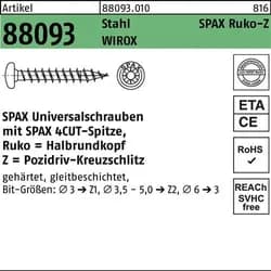 SPAX® Universalschrauben Z2 4,5x30 500 St.