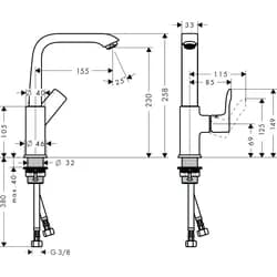 hansgrohe Spültischarmatur