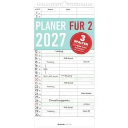 NEUMANN Tischkalender Planer für zwei 2027