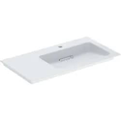 Geberit Möbelwaschtisch One 90x48cm, o Ü, w K-Tect/Bl we., Hahnl. re