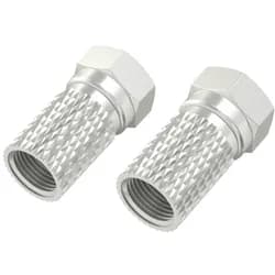 Hama 205210 F-Stecker, 7.0mm 4 Stück