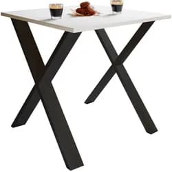 Esstisch Xona Schwarz/Weiß