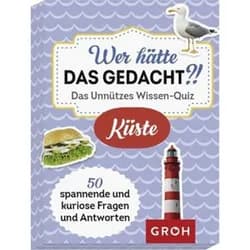 groh Verlag Spiel Wer hätte das gedacht?! Das Unnützes Wissen-Quiz Küste
