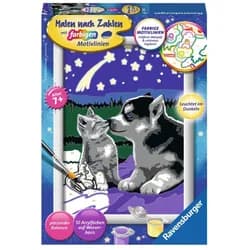 Ravensburger Malen nach Zahlen Classic Sonderserie E Hund und Katze 27847