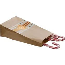 folia Adventskalender 'Papiertüten natur' braun