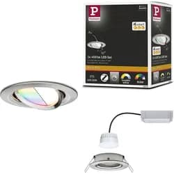 Paulmann LED Einbauleuchte Nova Plus schwenkbar - Grau