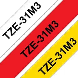 BROTHER Schriftb. TZe31M3 12mm 3er Pack