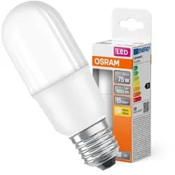 E27 LED Leuchtmittel 10W = 75W 1050lm 2700K Warmweiß 200° OSRAM STAR STICK
