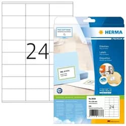 HERMA Etiketten 8638 weiß 70,0 x 36,0 mm