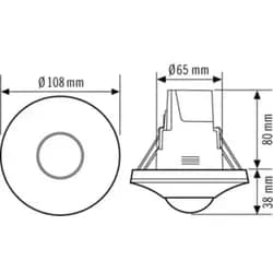 ESYLUX Decken-Präsenzmelder PD-C 360
