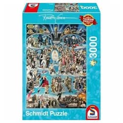 Schmidt Spiele Puzzle - Renato Casaro Hollywood XXL, 3000 Teile