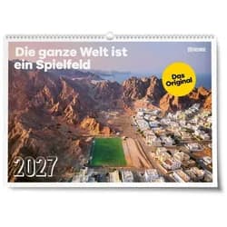 NEUMANN Wandkalender 11FREUNDE Die ganze Welt ist ein Spielfeld 2027