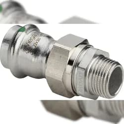 VIEGA Übergangsverschraubung AG Sanpress Inox Edelstahl 35mmx1 1/4"