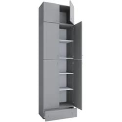 VCM Büroschrank Lona Grau