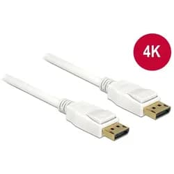 Delock DP1.2-Kabel 2m weiß