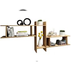 Wandregal-Set Sirola Maxi 3-tlg. Honigeiche