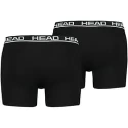HEAD Herren Boxershort Basic Boxer 2er Pack - Black 005 - XXL