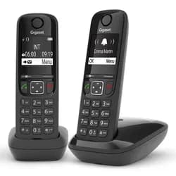 Gigaset Schnurloses Telefon »AS690 Duo« schwarz