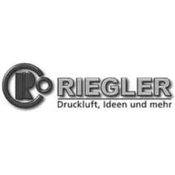 Riegler Schlauchhalter, Aluminium unlackiert, klein