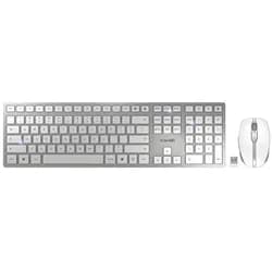 CHERRY DW 9100 Slim weiß/silber, USB, EU