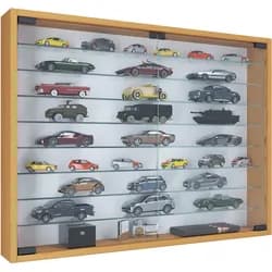 Hängevitrine Mandosa XXL Buchefarben