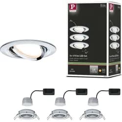 PAULMANN EBL Nova Coin 3stepdim rd schw LED 3x6W