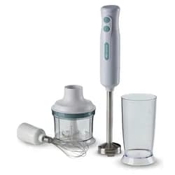 Ariete 601/1 Breakfast 3-in-1 Edelstahl-Stabmixer-Set 700 W weiß - Weiß