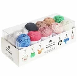 Rico Design Kreativset Ricorumi Häkelset Schlüsselanhänger, DIY-Set