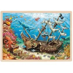 Gollnest & Kiesel Puzzle Einlegepuzzle Versunkenes Schiff, Santa Elena, 192 Puzzleteile