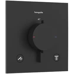 hansgrohe Thermostat Ecostat Comfort E UP, f 2 Verbr., 24 l/min, schwarz matt