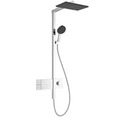 hansgrohe Showerpipe Raindance Alive Q 1jet, EcoSmart, 8 l/min, chrom
