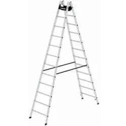 Günzburger Steigtechnik Sprossen-Stehleiter 2x12 Sprossen