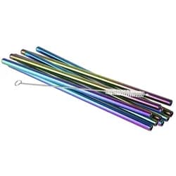 APS Trinkhalme/Strohhalme 11er SetØ 8 mm, Länge: 21,5 cm
