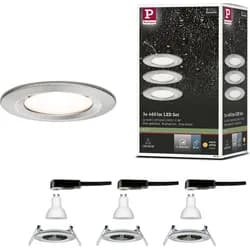 Paulmann LED Einbauleuchte Nova Basisset starr - Grau