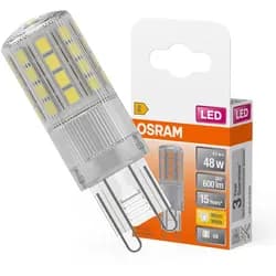 LED-Lampe PIN 4.8W/827 (48W) clear G9