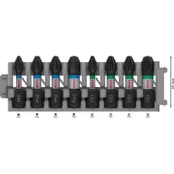 BITSSÆT IMPACT PH/PZ1-2-3 25MM 8STK