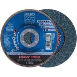 Pferd Fächerschleifscheibe STRONG gewölbt 115mm K36