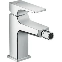 hansgrohe Bidetarmatur Metropol Bidetmischer mit Push-Open Ablaufgarnitur