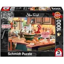 Schmidt Spiele - Erwachsenenpuzzle - Am Küchentisch, 1000 Teile