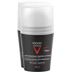 Vichy Homme Deo Roll-on Anti Transpirant 72h 2X50 ml