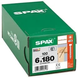 SPAX® Holzbauschrauben T30 6x180 100 St.