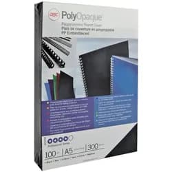 GBC Deckblatt PolyOpaque IB386817 DIN A4 PP weiß 100 St./Pack.