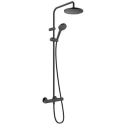 hansgrohe Showerpipe 200 Vernis Blend mit Brausethermostat, 1jet, mattschwarz