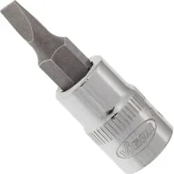Vigor V2427N, Steckschlüsselbuchse, Silber, 1 Kopf/Köpfe, 1/4", Metrisch/imperial, 6.3 mm