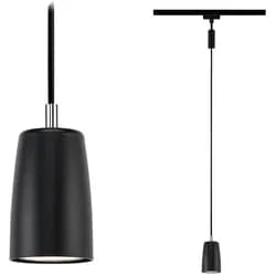 Paulmann 95627 URail Pendel Cover GU10 max. 10W dimmbar 230V Schwarz matt