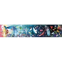 Hape Puzzle Leben im Ozean, 200 Puzzleteile, leuchtet im Dunkeln bunt